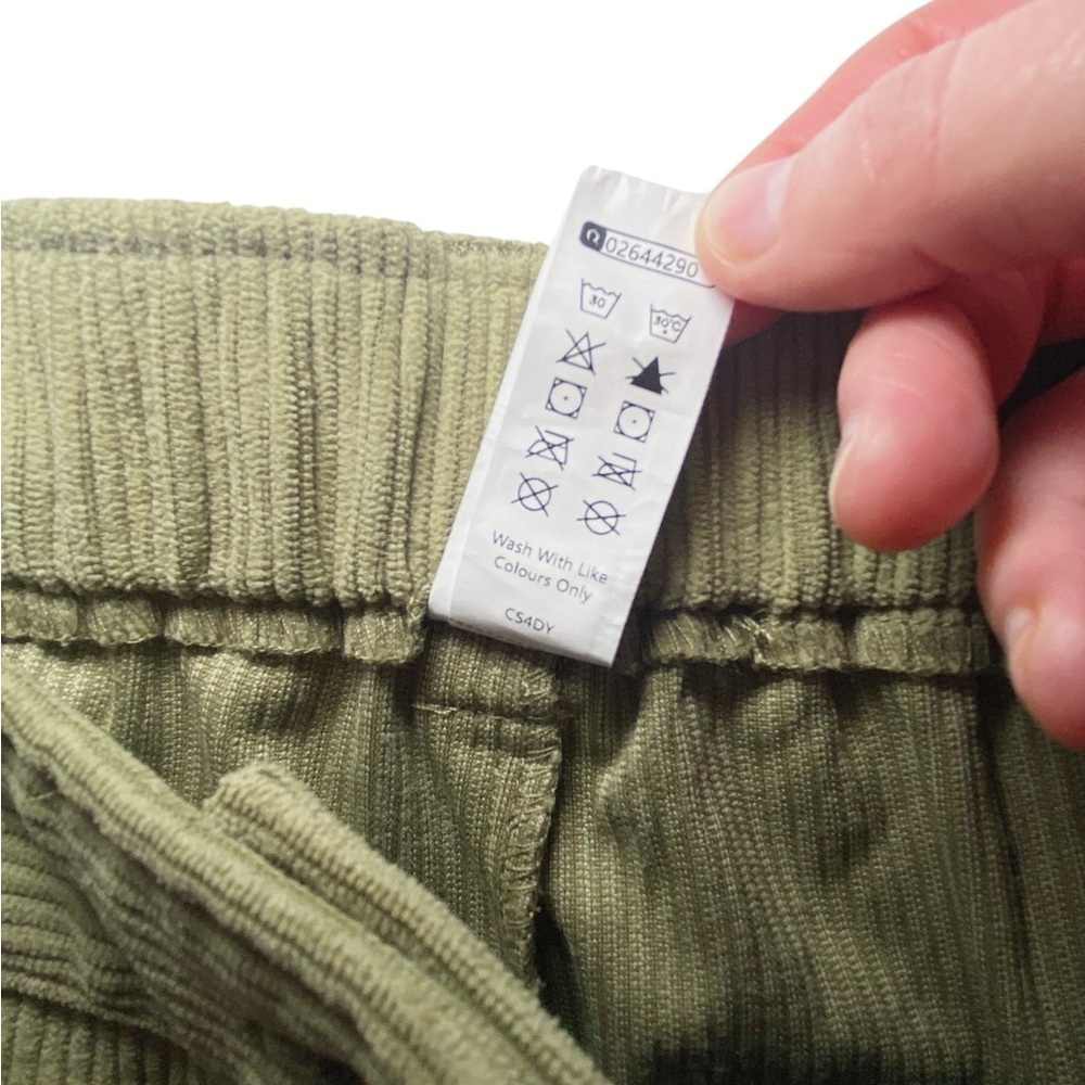 HALARA Mid Rise Button Zipper
Side Pocket Corduroy Casual Pants - Picture 4 of 12